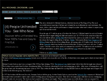 Tablet Screenshot of allmichaeljackson.com